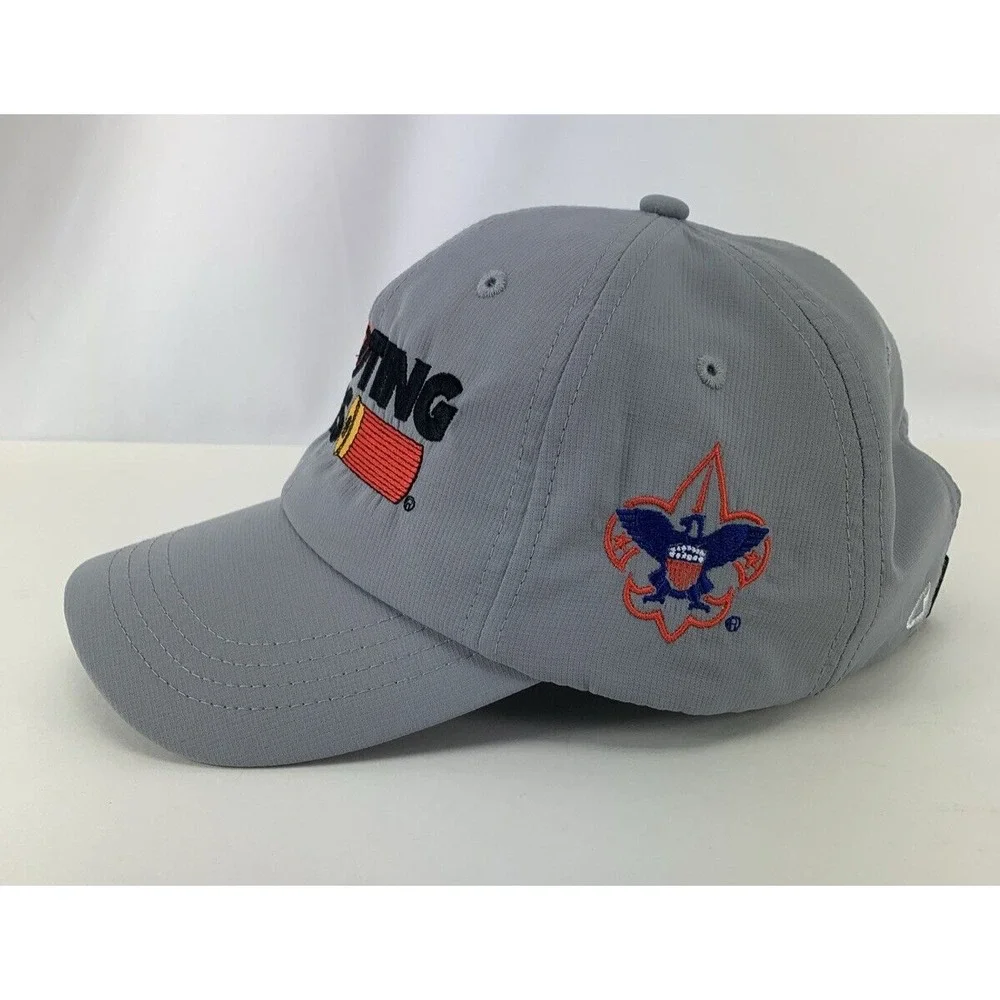 Shooting Stars Hat Gray Boy Scouts Sporting Clays BSA Zeeco Adjustable Ball Cap